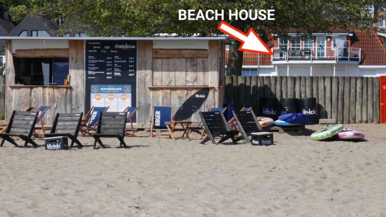 Beach House-Traumwohnung In Bestlage Mit Herrlichem Meerblick Harrislee Exteriér fotografie